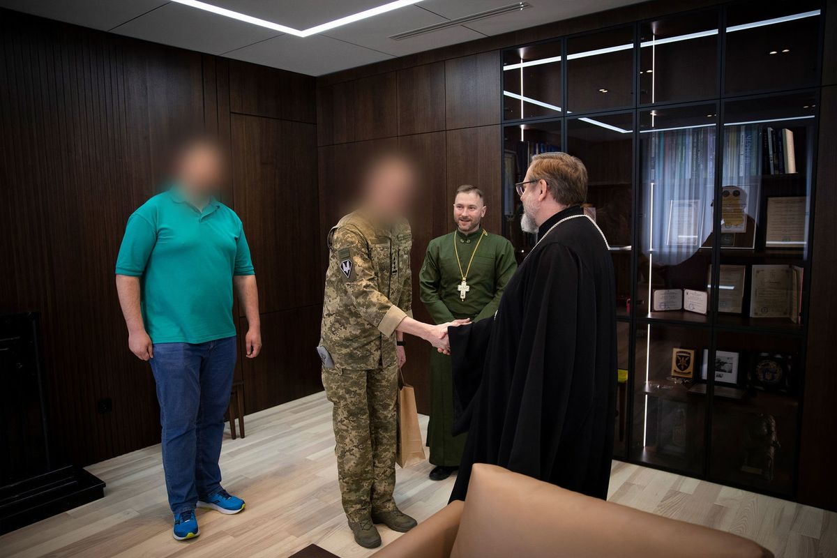 «Ідея спротиву — це дуже глибока, дуже християнська ідея»: Глава УГКЦ зустрівся із представниками командування Сил спеціальних операцій ЗСУ