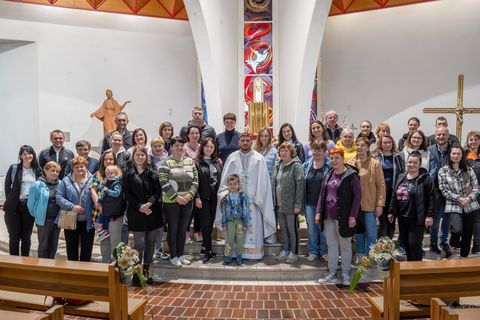 У Словенії відбулася Божественна Літургія для вимушено переселених осіб з України