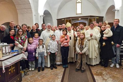 Кардинал Авелін і владика Ігор Ранця очолили святкування української громади в Марселі