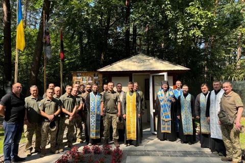 На Яворівському полігоні відбулося освячення каплиці Покрову Пресвятої Богородиці