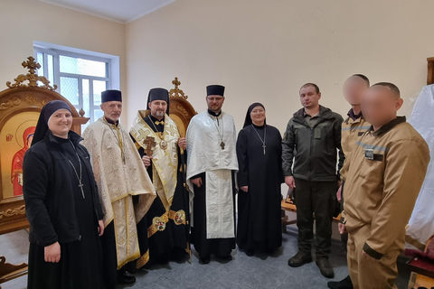 Владика Михайло Бубній освятив богослужбову каплицю в Одеській виправній колонії