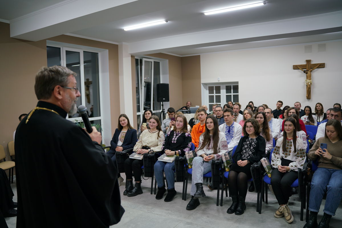 “To have the courage to give life is the ultimate manifestation of victory”: His Beatitude Sviatoslav at a meeting with Obnova