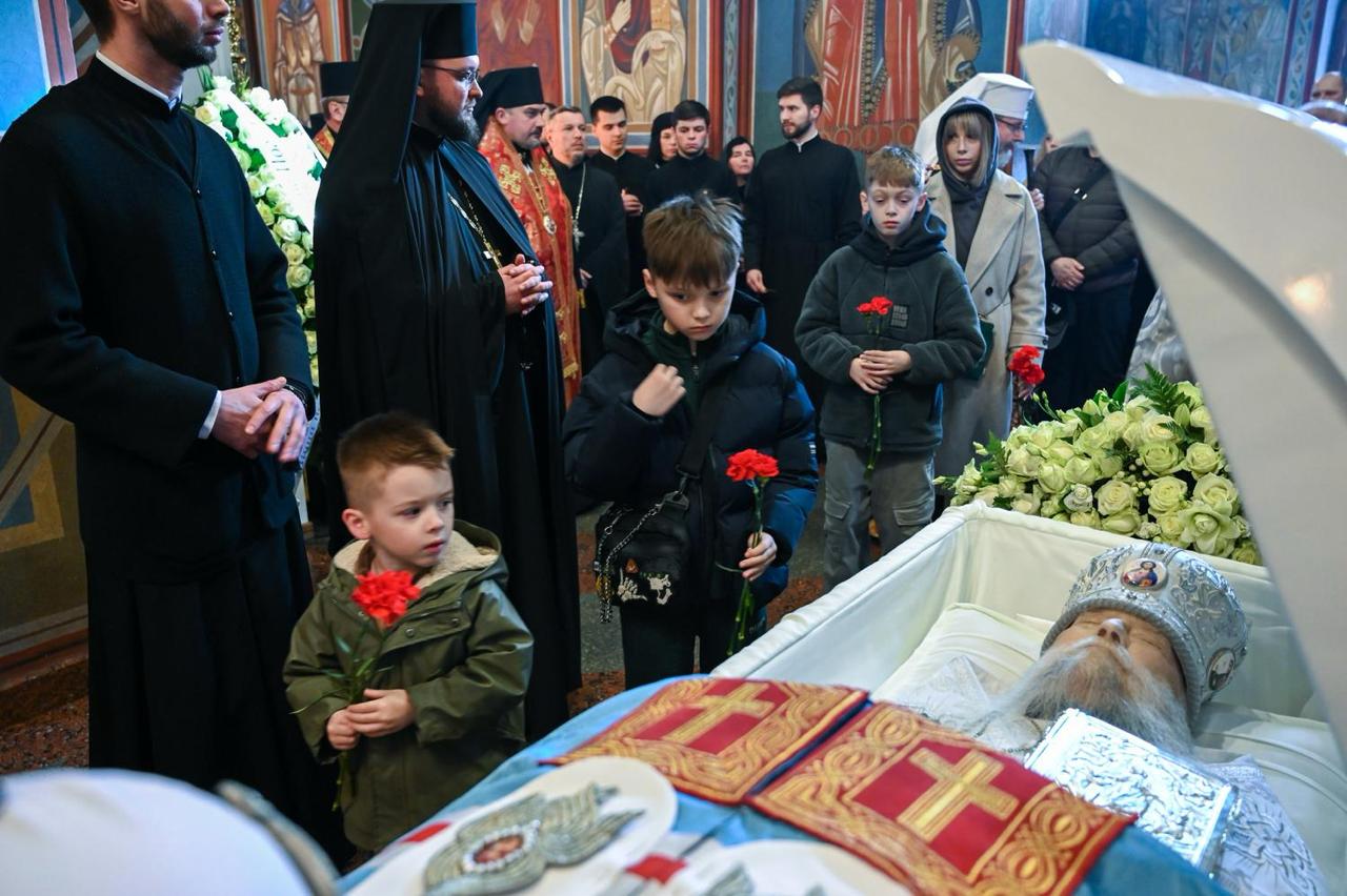 Блаженніший Святослав молитовно попрощався з&nbsp;Патріархом Філаретом у&nbsp;Києві