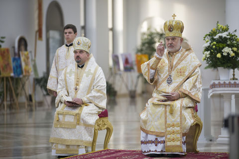 «Україна спрагла правди та справедливого миру», — владика Йосиф Мілян у Патріаршому соборі