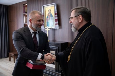 Глава УГКЦ обговорив з Міністром молоді та спорту України формування української ідентичності, підтримку молоді та розвиток партнерства