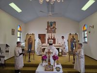 Владика Микола Бичок відвідав український храм у Нортемі з нагоди 50-річчя його освячення