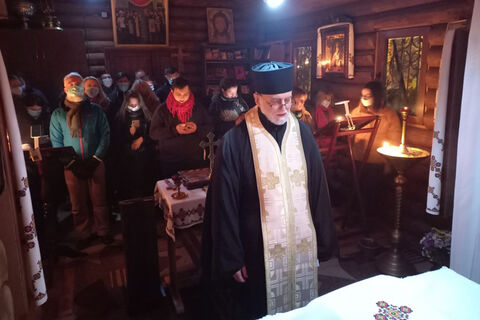 Митрополит Борис Ґудзяк відслужив у Києві Вечірню англійською мовою