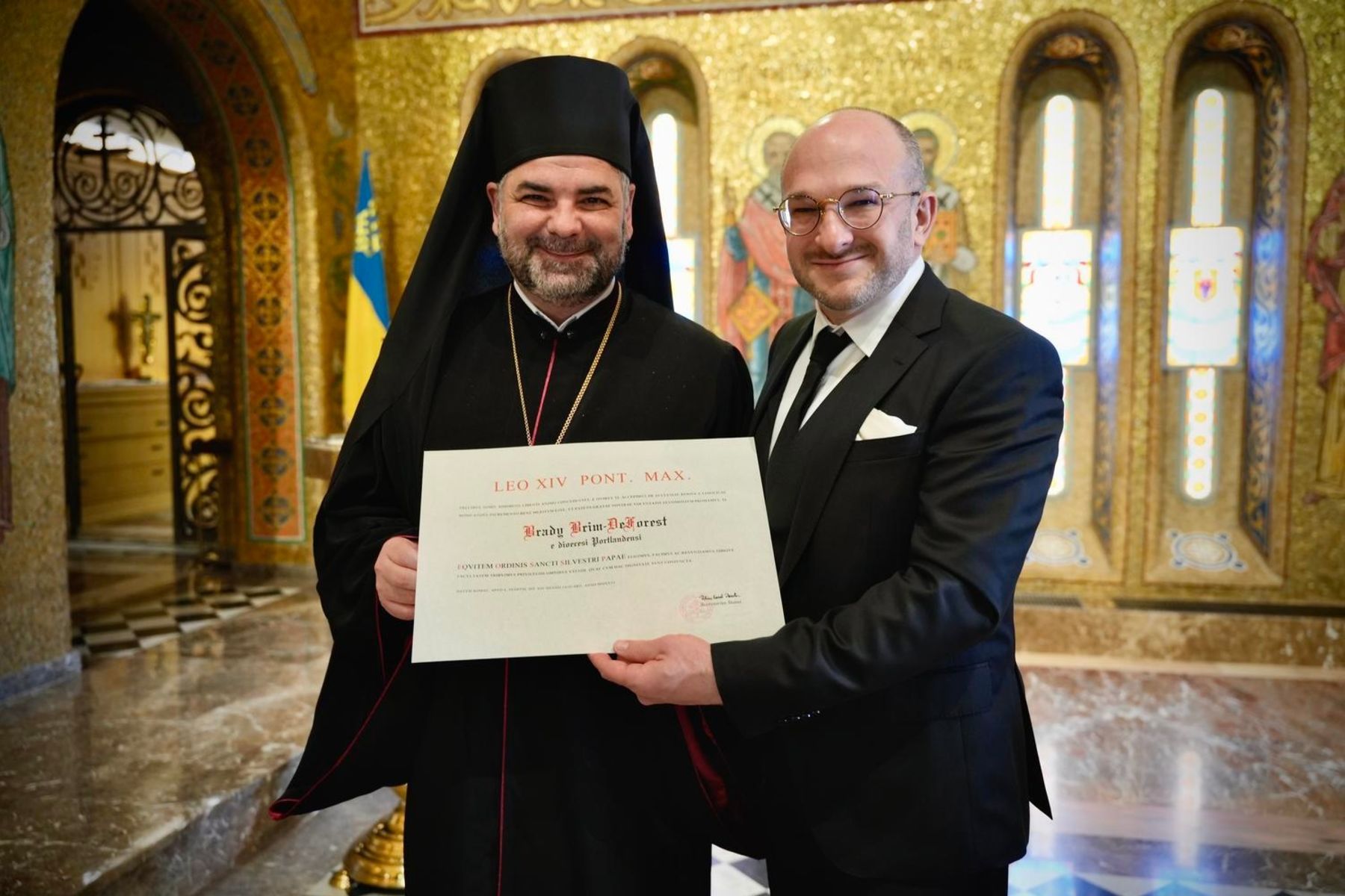 Брейді Брім-ДеФорест отримав папський орден за&nbsp;підтримку УГКЦ