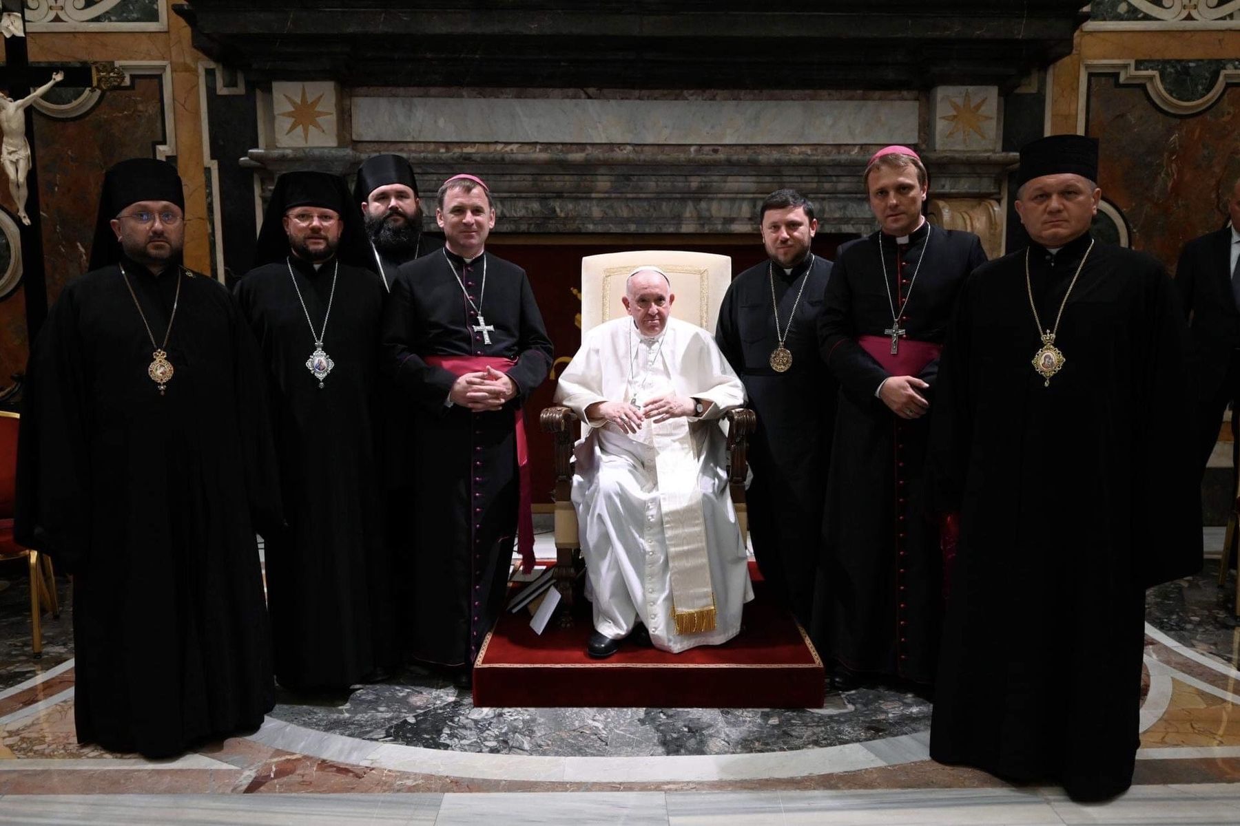 Єпископи УГКЦ у Ватикані зустрілися з Папою Франциском
