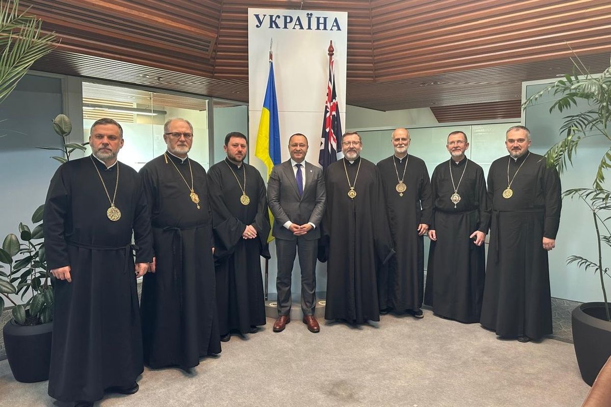 Владики Постійного Синоду УГКЦ зустрілися з Послом України в Австралії