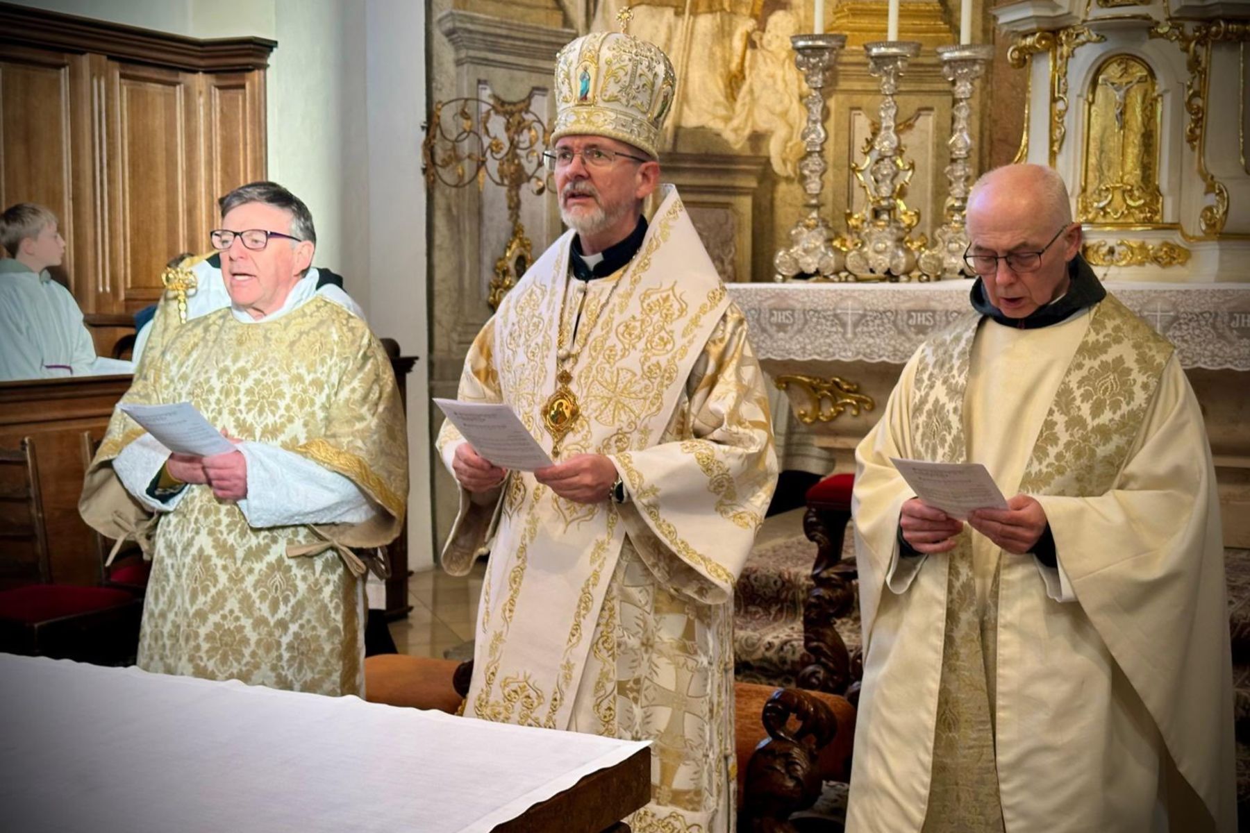 Владика Богдан Дзюрах очолив молитву за справедливий мир в Україні у відпустовому центрі Марія Роггендорф в Австрії