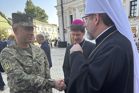 Головнокомандувач Збройних сил України привітав Главу УГКЦ із Днем Незалежності