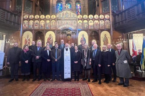 Британські депутати відвідали Український католицький собор у Лондоні, щоб висловити свою підтримку