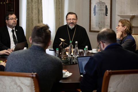 «Для нас мир завжди пов’язаний із правдою і справедливістю», — Глава УГКЦ на зустрічі з ватиканістами в Києві