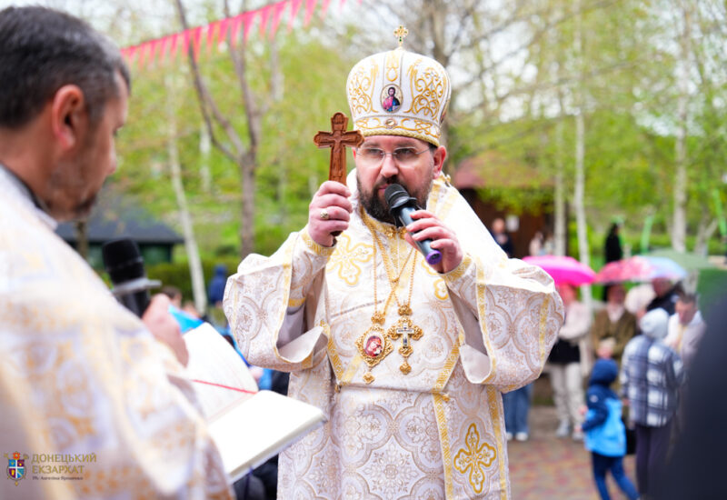 &laquo;Бути разом&nbsp;&mdash; це&nbsp;наш духовний ресурс&raquo;&nbsp;&mdash; владика Максим Рябуха про спільне святкування Великодня в&nbsp;Донецькому екзархаті