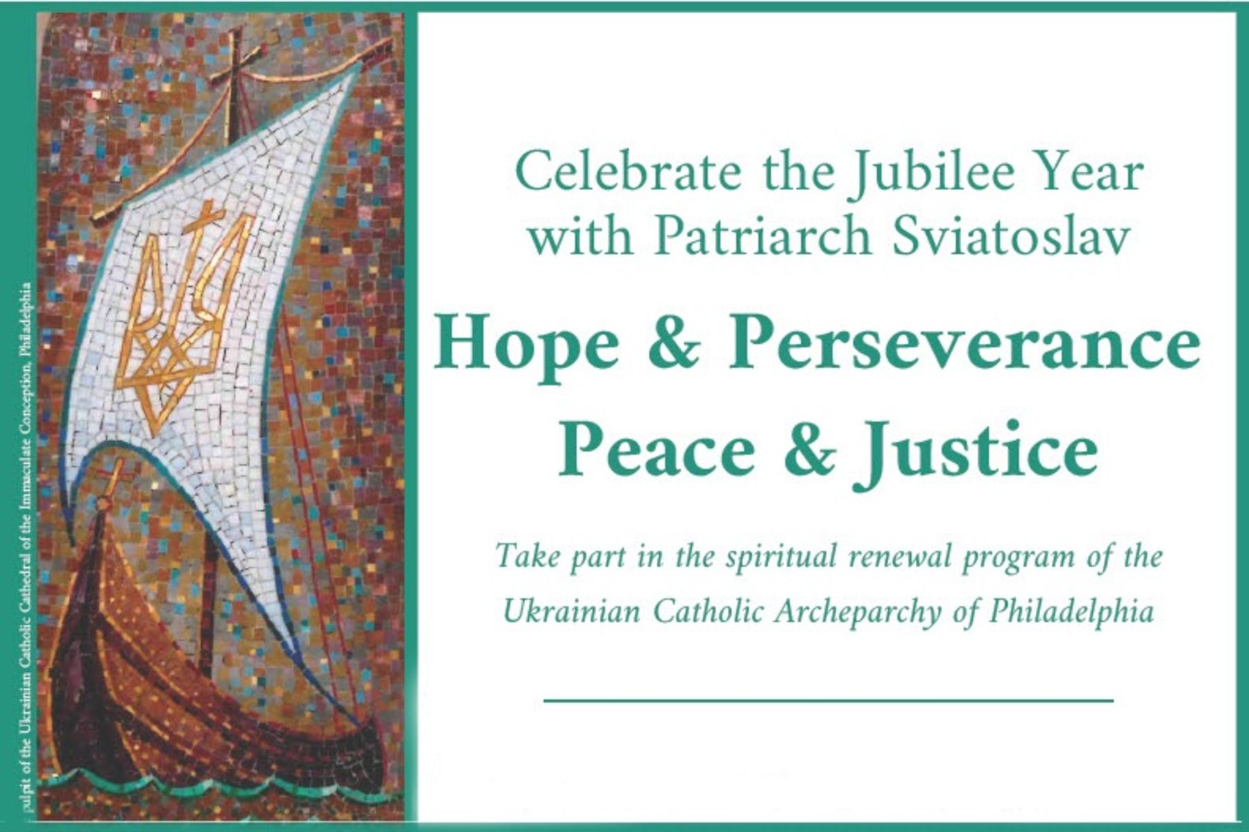 Celebrate the Jubilee Year with Patriarch Sviatoslav