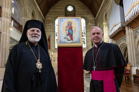 У Великій Британії благословили українську ікону для британських військових