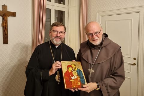 Head of UGCC Discusses Spiritual Guidance Development for Ukrainians in Sweden with Archbishop of Stockholm