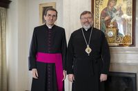 Глава УГКЦ зустрівся з&nbsp;керівництвом французької благодійної організації &laquo;l&rsquo;&OElig;uvre d&rsquo;Orient&raquo;