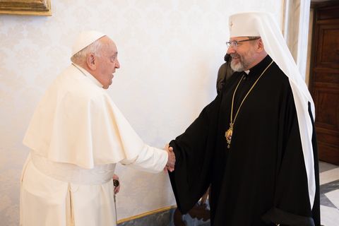 His Beatitude Sviatoslav Meets with Pope Francis in Vatican